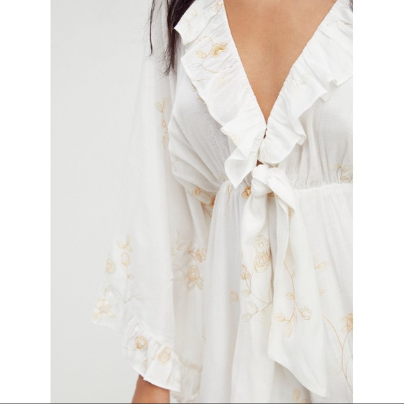 Free People Dance All Night white Romper - Picture 5 of 7